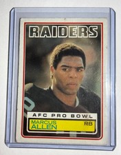 1983 Topps - Marcus Allen #294 (RC) Rookie Card. rookie card picture