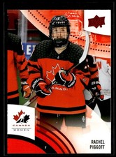 2025 Team Canada Juniors Women Red Foil #13 Rachel Piggott