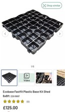 6x6ft 2x2m ECO Shed Base Grids Greenhouse Base 25Y WARRANTY 500 TON PSQM IBRAN-X