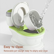 Toddlers Potty Seat PP And PU Comfortable Potty Training Toilet With Tissue HBSW