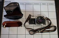 Nikon FG 35mm SLR film Camera  50mm 1:1.8 Lens Nice TESTED  Carry Case