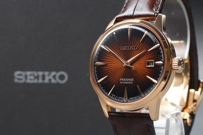 [Near MINT w/ Case] SEIKO Presage SARY128 4R35-01T0 Brown Date AT Men's Watch