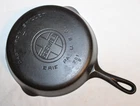 Griswold Erie Large Block Logo #7 701B Vintage Cast Iron Skillet W/Smooth Bottom