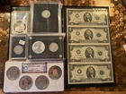 Coin And Currency Lot (6 Items)