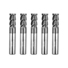Tools Carbide End Mill,PVD AlTiN Coating for Stainless Steel Materials Cuttin...