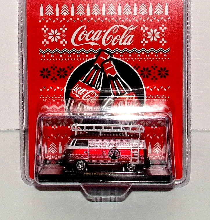 M2 1960 VW DELIVERY VAN Coca Cola 2025 Red Winter Holiday Theme Free Shipping - Image 2 of 4