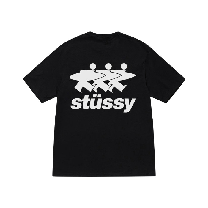 Stussy Surfwalk Black T-Shirt