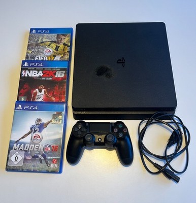 Sony PlayStation 4 PS4 Slim 500 GB - inkl. Original Controller - Guter Zustand