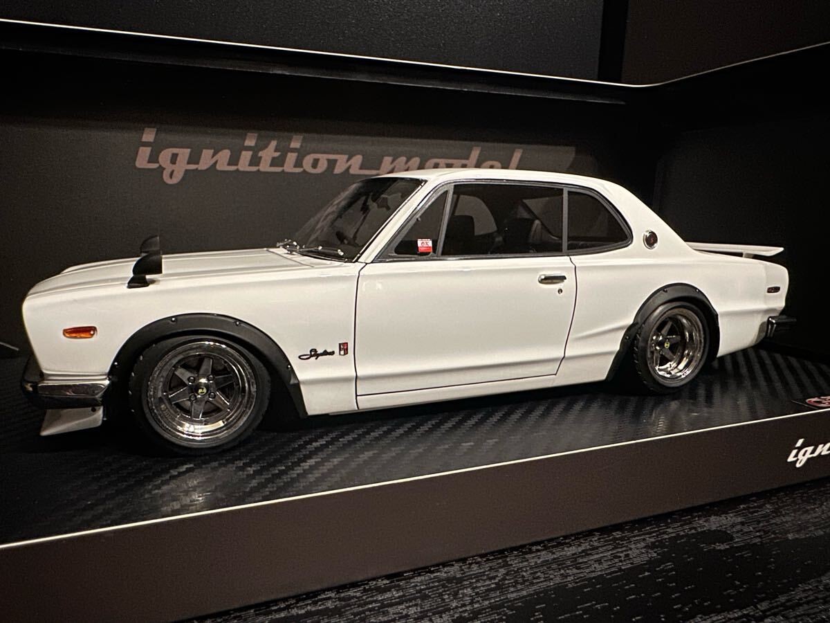 1/18 Ignition IG3235 Nissan Skyline 2000 GT-R KPGC10 White