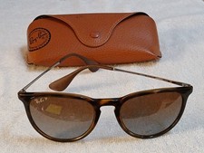Ray Ban Erika 4171 710/t5 Brown Tortoise Sunglasses 54-18-145 LENS SCRATCHES