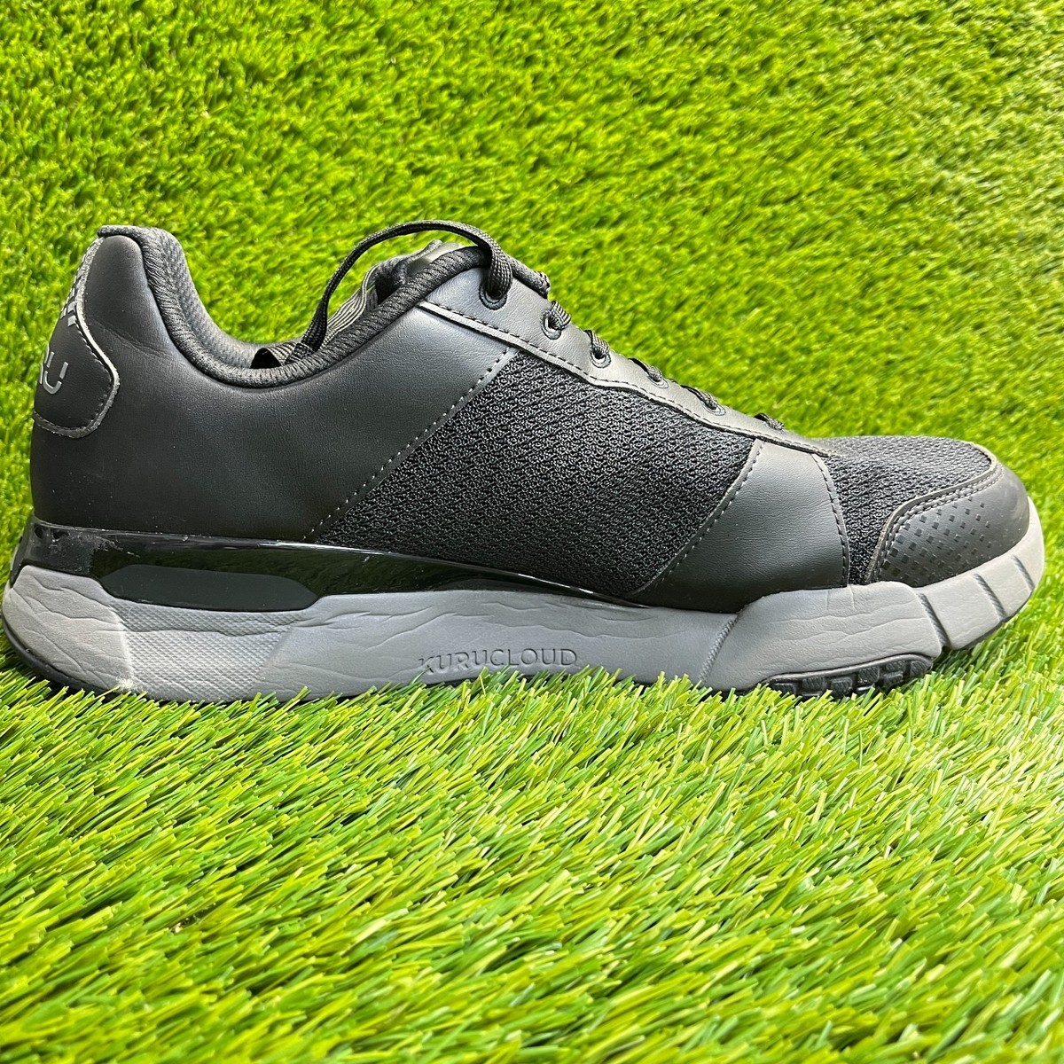 Kuru Quantum 2.0 Mens Size 13 Black Gray Athletic Running 