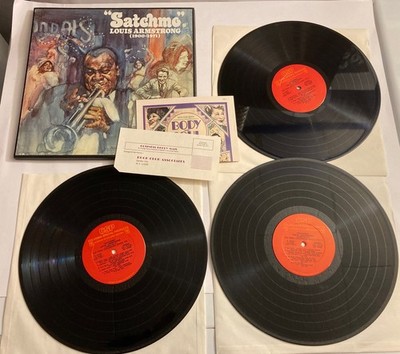 Louis Armstrong 1900-1971 Satchmo 3 LP Box Set Great Performance Series