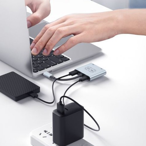 USBC Dual AR Okulary Konwerter ekranu z ładowarką do telefonów komórkowych Switch Table - Zdjęcie 1 z 12