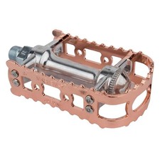 MKS reissued BM-7 BMX bicycle pedals - 9/16" - COPPER