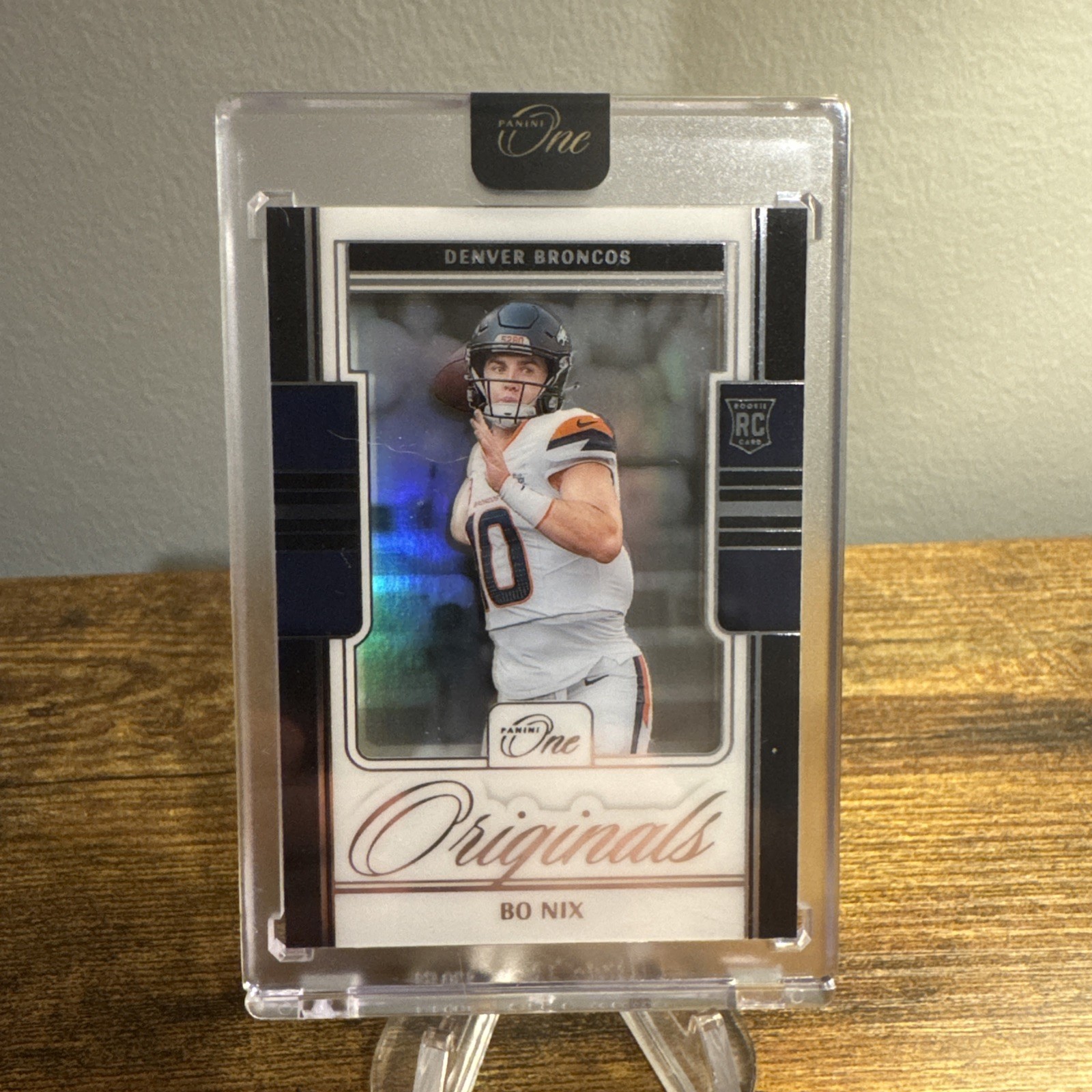 2024 Bo Nix Panini One Originals Rookie