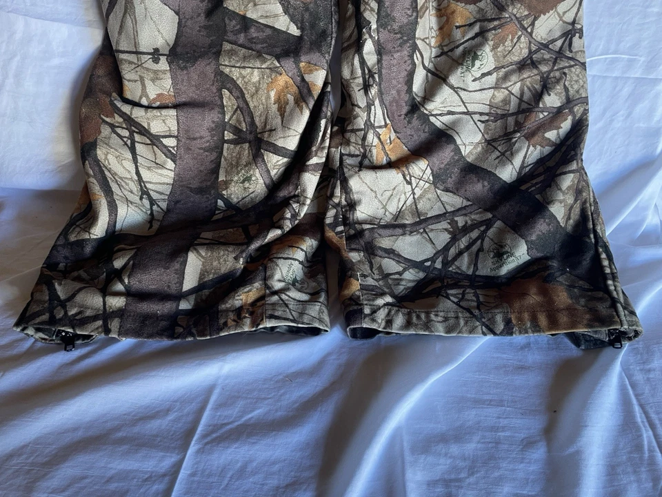 Vtg 80s 90s Skyline Camouflage Camo Polar Fleece Hunting Pants Sz 2XL XXL - Image 2 of 4