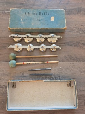 Made By E. Bigler Germany 1920s-1930s Chime Bells Original Box
