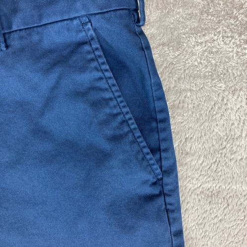 IZOD Saltwater Stretch Mens Blue Chino Shorts Size 40 Casual - Picture 4 of 14