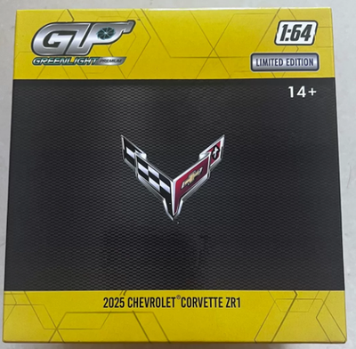 Greenlight 1/64 Corvette ZR1 C8 Beijing HEC 2025 Limited Model Car
