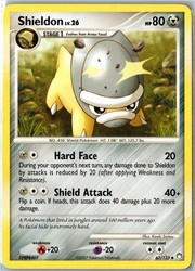 Shieldon 63/123 Mysterious Treasures Uncommon Pokemon Card