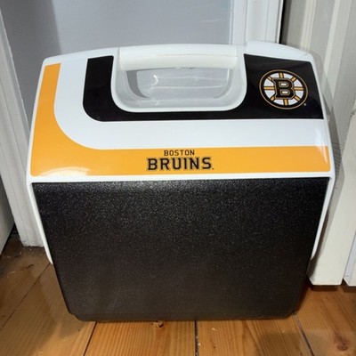 Boston Bruins NHL Igloo Cooler Black White Gold Hockey Fan Souvenir