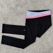 Ivivva by Lululemon Reversible Black Leggings Girls 12