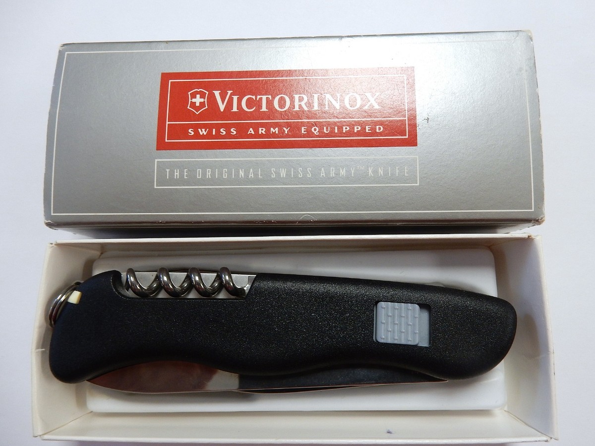 Victorinox Vintage 1998 Fireman CYRK Black Swiss Army Knife, Looks 