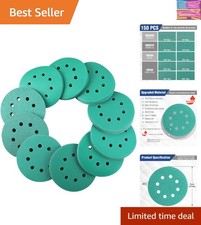 Durable 150-Piece Sanding Discs with Advanced Zirconia for Optimal Finishing