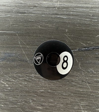 Magic Eight 8 Ball Bicycle Headset Top Cap 1 1/8" Black Stem Bike