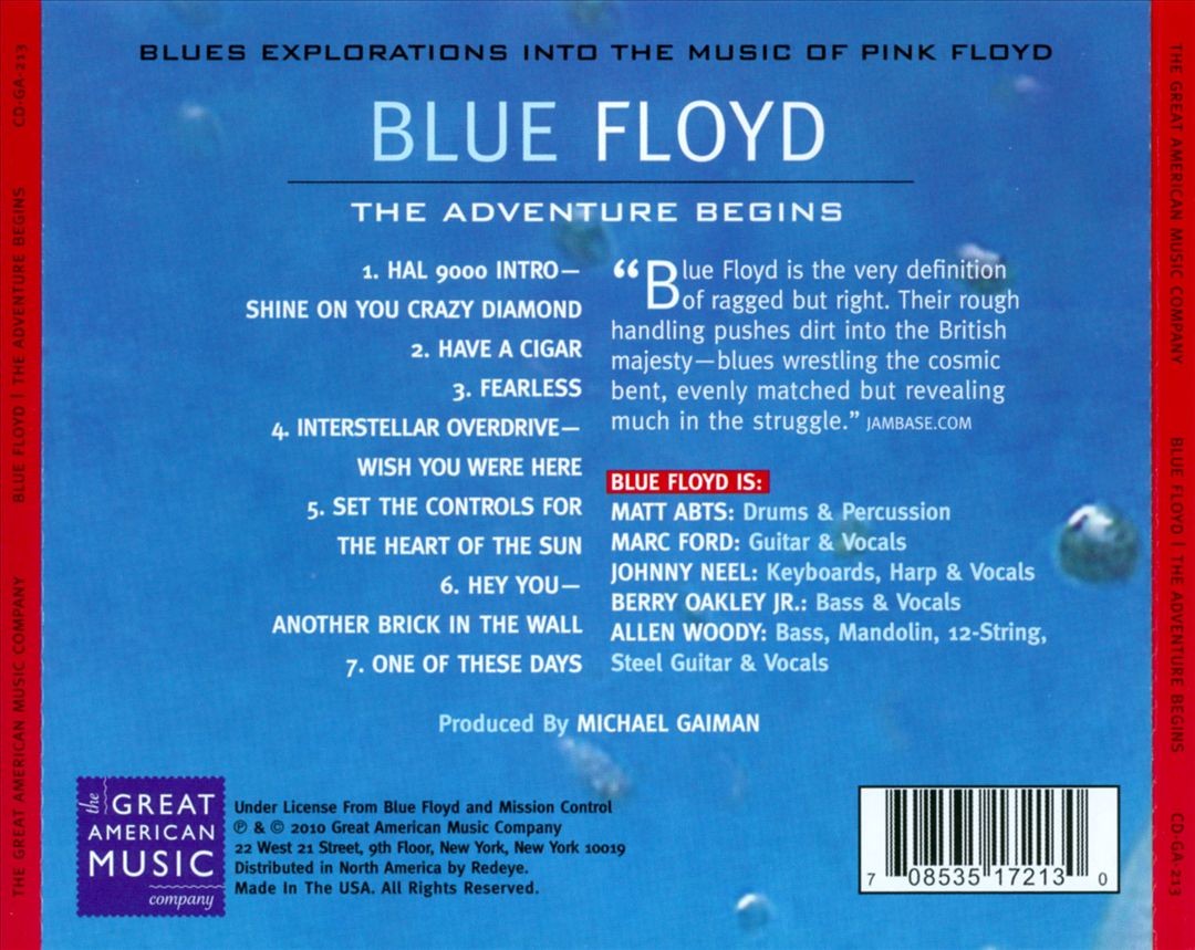 Blue Floyd Adventure Begins New Cd