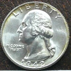 US 1942-S Washington Quarter **