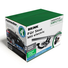 Brink Anhängerkupplung abnehmbar & 13poliger E-Satz für Seat Mii electric 19- NP