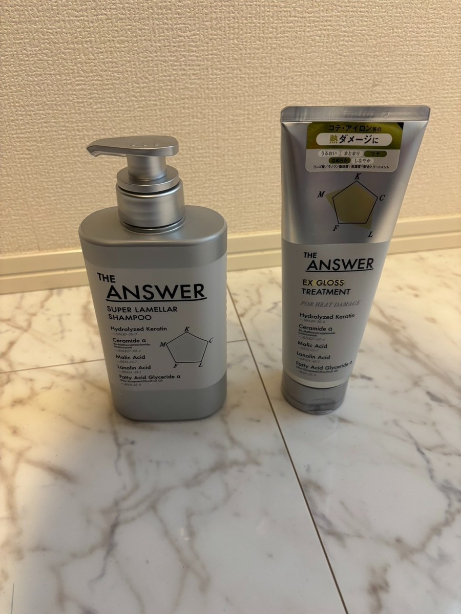 Kao The Answer Super Lamellar Shampoo + EX Gloss Treatment Set