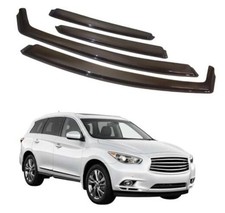 in-Channel Car Window Rain Guard Compatible with QX60/JX35 2012-2014 4pcs
