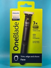 Philips Norelco OneBlade 3X Trimmer, Edger, and Shaver Face QP1424/70