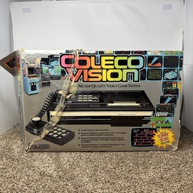 Colecovision Console Bundle CIB IN BOX Lot With Game Fully TESTED WORKING READ