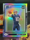 2024 Panini Donruss Optic- Drake Maye Rated Rookie Silver Holo Prizm Card #229