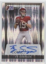 2024 Leaf Pro Set Metal Auto Silver Pulsar 10/10 Ty Simpson #PA-TS2 Auto 1k37