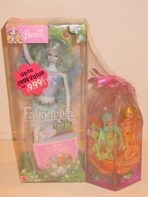 Barbie Fairytopia Sparkle Fairy Bundle Petal Pixies NIB 2004 Mattel B5735 C7012