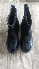Girls Ankle Boots, New Other, Black Size 3. Excellent Condition