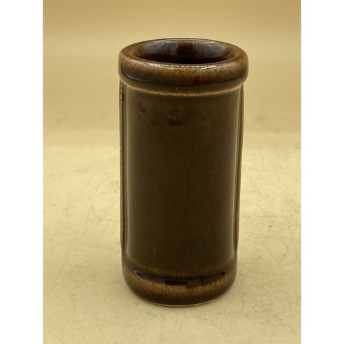 Tiki Farm Mini Micro Tiki 3.5" Shot Glass Brown Glaze - Picture 3 of 10