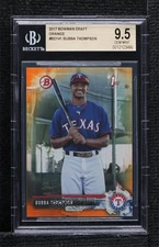 2017 Bowman Draft Orange /25 Bubba Thompson #BD-141 BGS 9.5 GEM MINT