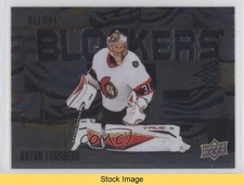 2022-23 Upper Deck Allure Blockers Anton Forsberg #BL-8 READ 1b80