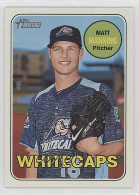 2018 Topps Heritage Minor League Edition Matt Manning #162 1n5