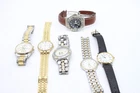 A x6 Vintage Gents Quartz Wristwatches Not Tested Inc Rotary, Seiko Etc