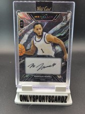 2023-24 Wild Card Metallix Markquis Nowell Rookie Auto 1/2 #WMMA-MN SSP. rookie card picture
