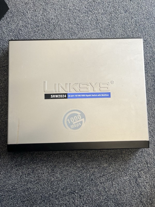 Cisco Linksys SRW2024 Managed Switch 24-Port Gigabit with Webview