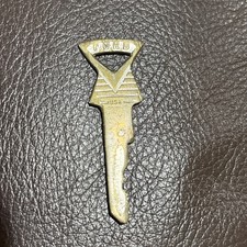 Key Vintage Ford Oem Brass Key Triangle Bow Script Logo Usa Rare Design Key Vintage Ford Oem Brass Key Triangle Bow Script Logo Usa Rare Design