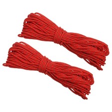 2Pcs Reflective Guyline Camping Paracord 3mm Tent Cord Guyline Rope Red