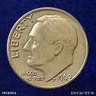 1969-P Roosevelt Dime (Brilliant & Uncirculated)